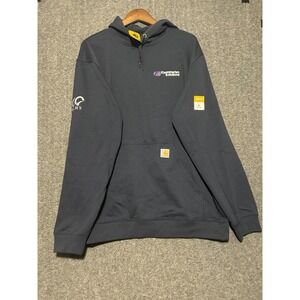 Carhartt Loose Fit Midweight Hoodie Sweatshirt Men's XL Dark Blue TS0121-M NWT